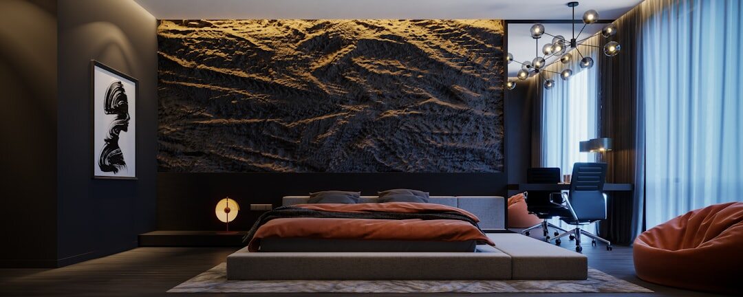 luxury celebrity bedroom interior